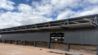 Great progress on our 7,782㎡ steel structure warehouse project!