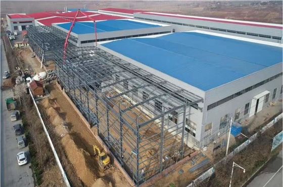 Fireproof Structural Purlin Prefabricated Steel Warehouse For Outdoor