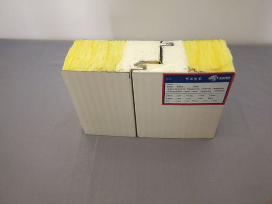 Prefab Building Material Glasswool Sandwich Panel PIR PUR Soundproofing