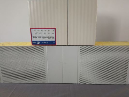 125mm Fireproof Grade A Acoustic Sandwich Panel Moisture Resistance