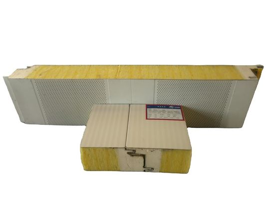 75mm Warehouse Soundproof Sandwich Panel Prefabricated Roof Corrugated Modern Design