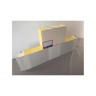 1000mm Glasswool Sandwich Panel Customized Length 100mm Customers Required Color