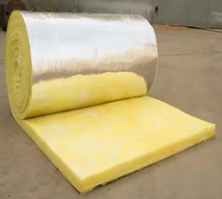Resistant Most Chemicals Glass Wool Blanket 25-200mm Thermal Conductivity Type Fibers Roof Insulation With Fsk Foil