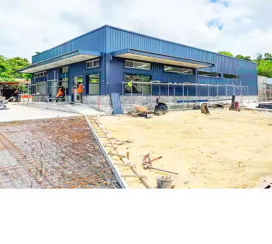 Industrial Steel Warehouse Cold Resistant High Snow Load Capacity For Harsh Winters  Steel Structure