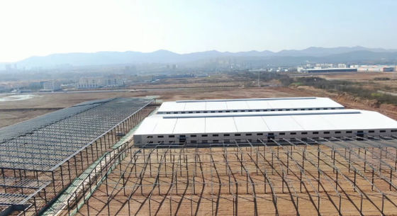 Steel Structures Workshop 1000 Square Meter Metal Storage Shed Building With Corrugated/EPS/PU/Rock Wool Roof And Wall