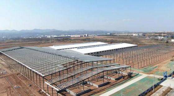 Steel Structures Workshop 1000 Square Meter Metal Storage Shed Building With Corrugated/EPS/PU/Rock Wool Roof And Wall