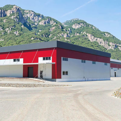 Large Span Metal Building Space Prefab Warehouse Workshop With Q355 Grade Steel Structure