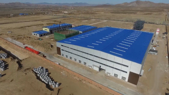 Modern Heavy Prefabricated Steel House Warehouse With High Weather Resistance And Sliding Window