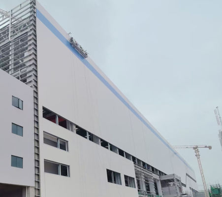 Q235B Q355B Galvanized Purlin Metal Shed Design Prefabricated Steel Structure Workshop Building For Self Storage