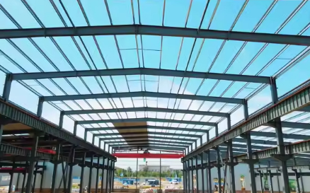 Steel Structure Ready-To-Assemble Prefabricated Industrial Building Steel Structure Workshop for Sale