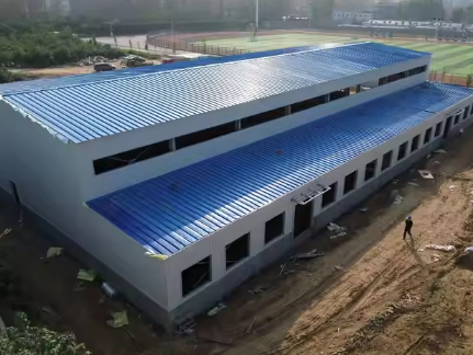 Steel Structure Ready-To-Assemble Prefabricated Industrial Building Steel Structure Workshop for Sale