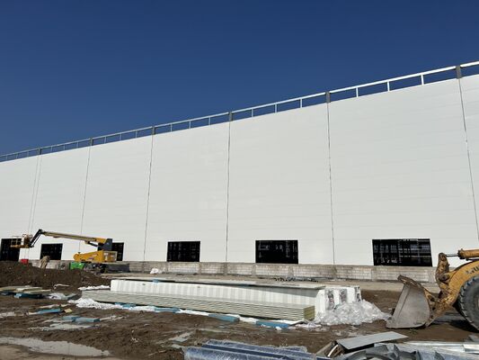 Modular pre‑drilled steel frame construction assembled‑on‑site industrial plant multi‑function workshop logistics storage house with matched building accessories