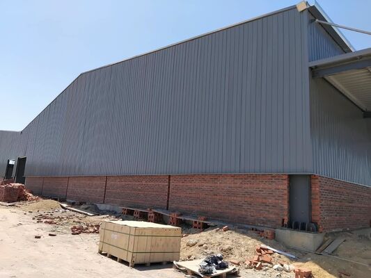 Low Cost Prefabricated Steel Workshop Building Wide Span Structural Steel Warehouse for Logistics Distribution Center