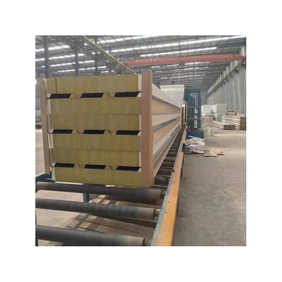 CE Certified Panel Sandwich Rockwool 100mm Thickness For Industrial Insulation