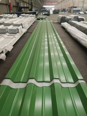 Pre Painted Corrugated Profiled Steel Sheet Roofing Tiles Galvalume Zinc