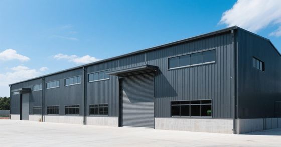 500 Square Meter Ready Made Prefabricated Steel Warehouse Building