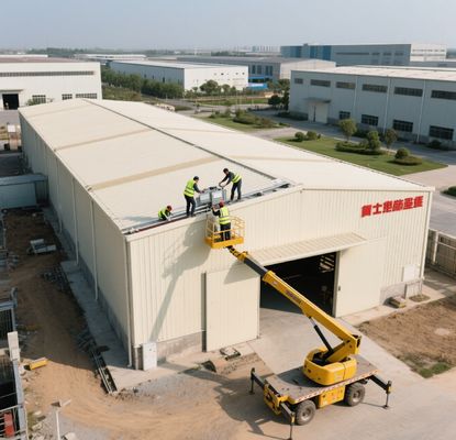Custom Construction Modular Industrial Steel Structure Factory Building Metal Prefab Warehouse