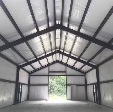 Modern Design Prefabricated Hangar Storage Shed Building Construction Industrial Steel Structure Workshop Warehouse