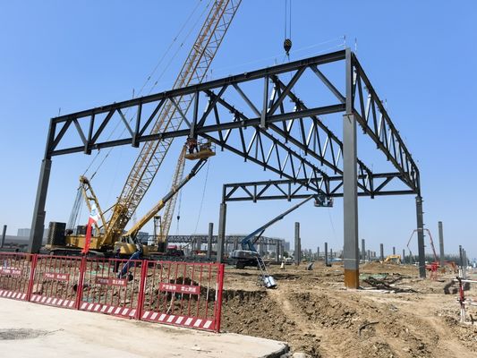 Modular Erection Steel Industrial Plant For Mechanical Processing Anchor Bolt Sets Custom Bay Width Complete Technical Documentation