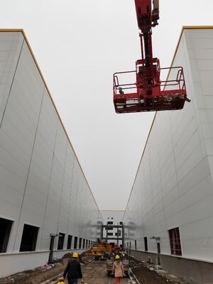 Pre‑fabricated Steel Frame Workshop For Industrial Production Bracing System Pre‑cut Steel Components Field Assembly Solution